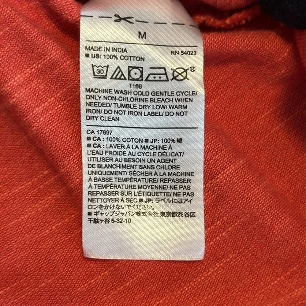 Men’s Banana Republic Red Polo Shirt Vibrant Pima Cotton size M